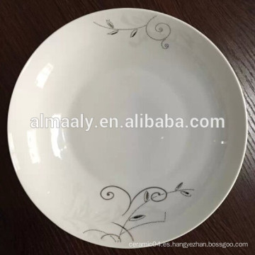 placa china de alta calidad para alimentos y frutas